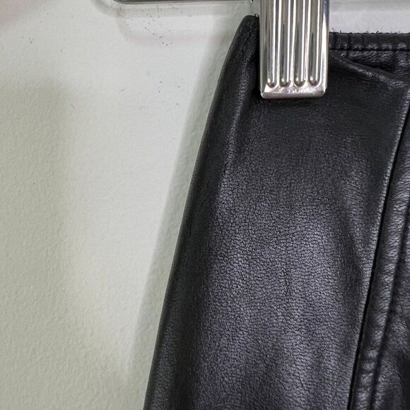 Aritzia Wilfred Free Daria Black High Waist Faux Leather Leggings - Picture 6 of 8